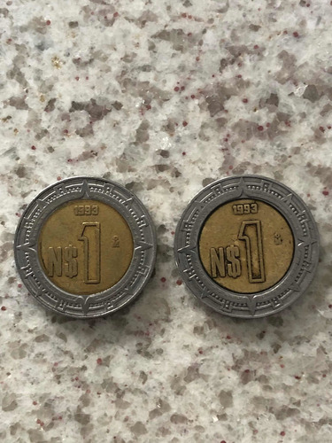 Moneda N1 Peso Mexico 1993