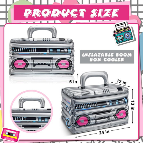 Bobina Inflable Baja Bebida Inflable Cooler Inflable 80s Par