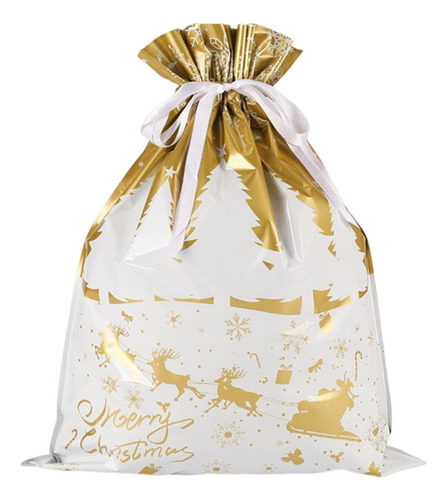 Bolsas De Regalo Con Cordones Navideños M 2024 New Christ 80