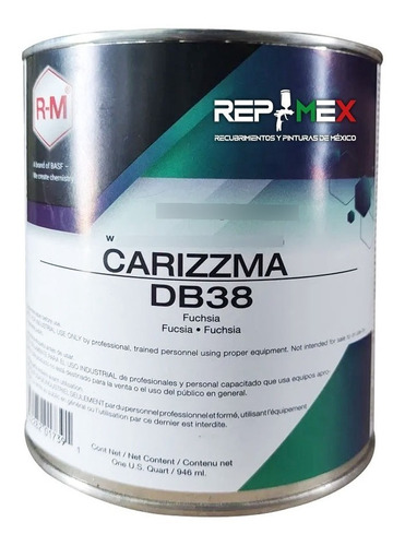 Pintura Db38 Carizzmafucsia Basf