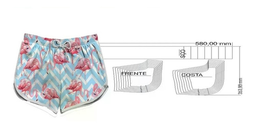 Short Surf Infantil Feminino (2 A 16)