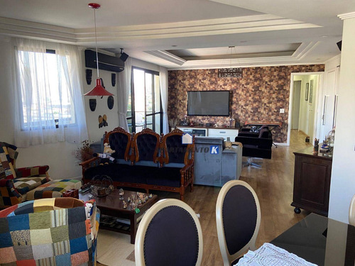 Imagem 10 de 30 de Apartamento À Venda C/ 197m² - 3 Suítes 3 Vagas 1 Por Andar Vila Alpina Sp - Ap0038