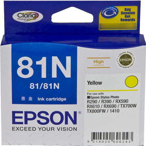 Cartridge Epson  81n Yellow Original