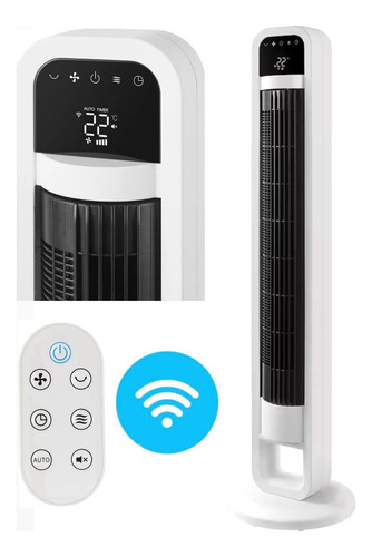 Ventilador Torre Wifi Inteligente 5 Velocidades Omnibreeze 26 Cm 60 Blanco Negro Plástico 1
