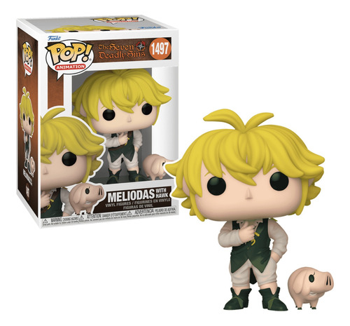 Meliodas With Hawk Funko Pop 1497 Seven Deadly Sins Original