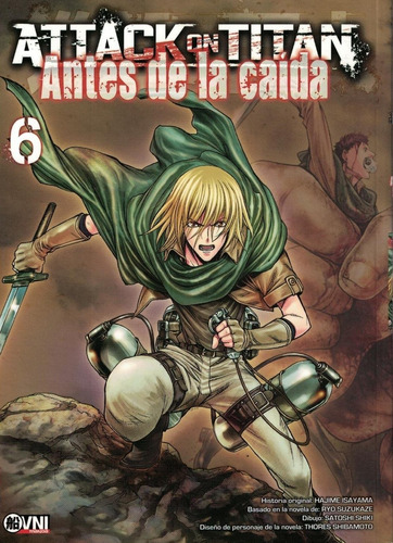 Attack On Titan Antes De La Caida Vol 6