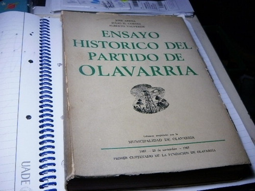 Ensayo Historico Del Partido De Olavarria   Libro