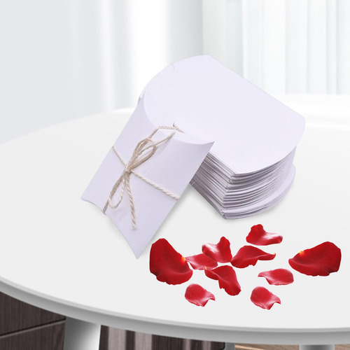 100 Uds Caja De Almohada Kraft Bolsa De Regalo Cajas Multi-2