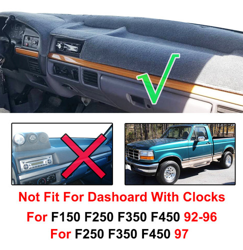 Cubierta De Salpicadero Para Ford F150 F250 F350 1992- 1996