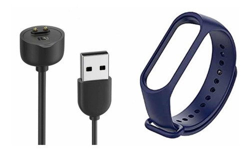 Imagen 1 de 1 de Malla Para Xiaomi Mi Band 6 + Cable Usb Cargador Smartwatch