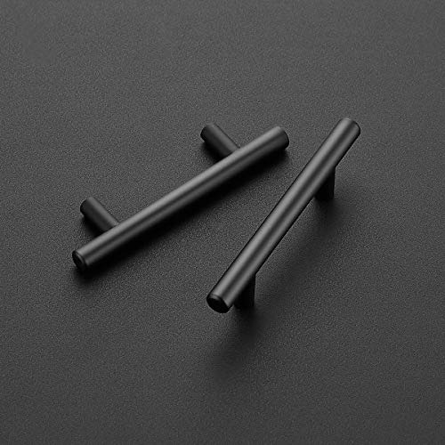 Tiradores De 12.7 Cm Para Alacena De Cocina Negro Mate