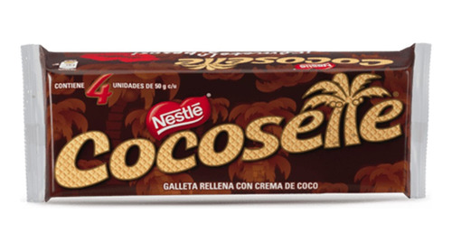 Cocosette® 4 Unidades Galleta Rellena De Crema De Coco 