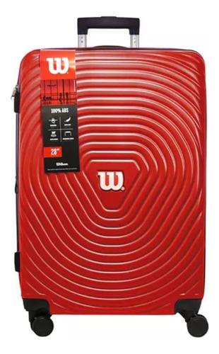 Valija Wilson 651731 49cm de ancho x 76cm de alto x 31cm de profundidad color rojo 3