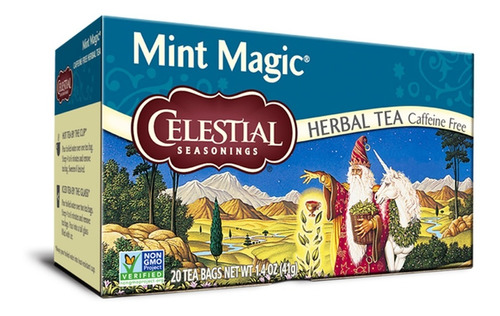 Chá Mint Magic Celestial Importado Menta Hortelã Chicoria