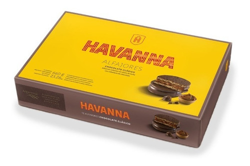 Alfajores Havanna Chocolate 12 Unidades