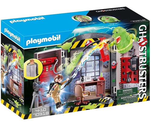 Playmobil Ghostbusters Cazafantasmas Slimer 67 Pzs. (70318