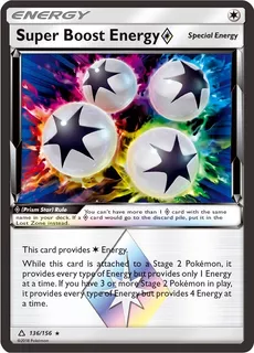 Pokemon S&m Ultra Prism Super Boost Energy 136/156 Star Upr