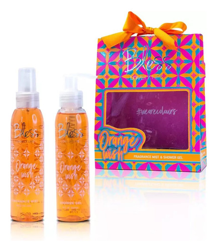 Bless Estuche Dúo Orange Wish Gel De Ducha + Body Splash