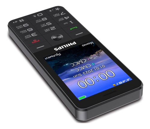 Celular Basico Philips 4g Ideal P Trabajo O Personas Mayores Azul Marino