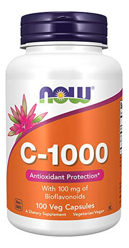 Suplemente Agora Vitamina C-1.000 Com 100 Mg De Bioflavonóid