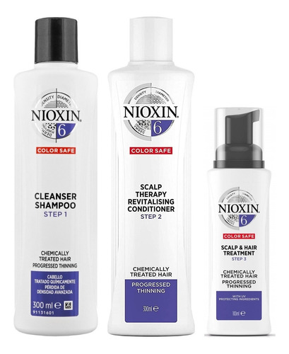 Nioxin-6 Tratamiento Densificador Chemically Treated Hair