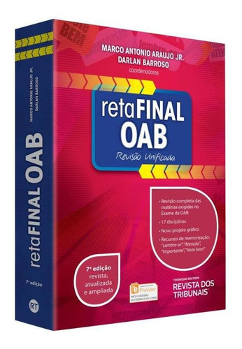 Reta Final Oab - Revisao Unificada - Rt - 7 Ed