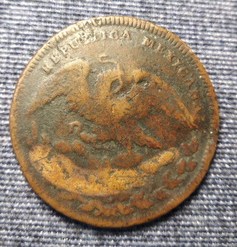 Moneda Un Cuarto De Real (cuartilla) 1829. Baja Condición 