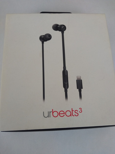 Audífonos Beats Urbeats3 Negros Para iPhone, iPad Y iPod!!!!