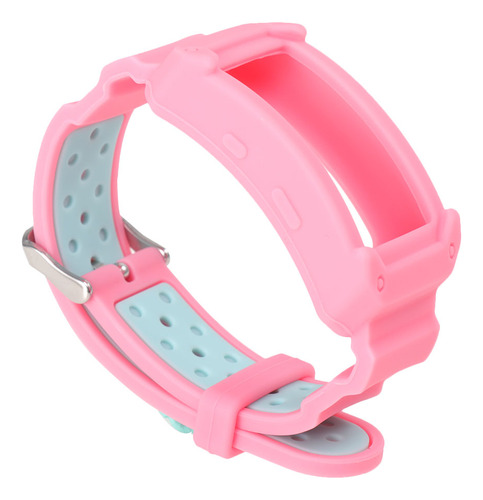 Pulsera De Repuesto Gear Fit2 De Silicona Rosa/azul Duradera