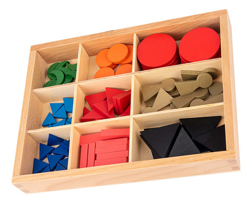 Material Didáctico Montessori De Madera Para Preescolar
