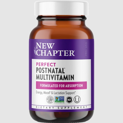 New Chapter | Perfect Postnatal Multivitamin | 192 Tablets