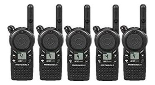 5 Unidades De Radio De Dos VĂas Motorola Cls1410 Walkie Talk