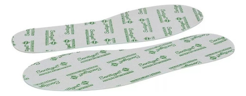 3 Pares Palmilhas Anti Bacteriana, Anti Odor, Conforto 120 Cor Verde-claro Tamanho da palmilha 34