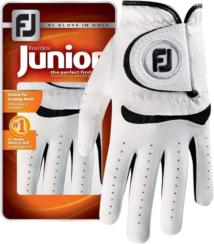 Guante De Golf Junior Blanco Talla M