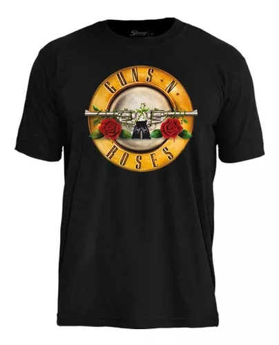 Vástago Ventana mundial Persona a cargo del juego deportivo Camiseta Oficial Guns N Roses | MercadoLivre 📦