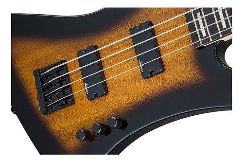 Jackson Js Series Kelly Bird Bass Js2, Tobacco Burst, Diapas