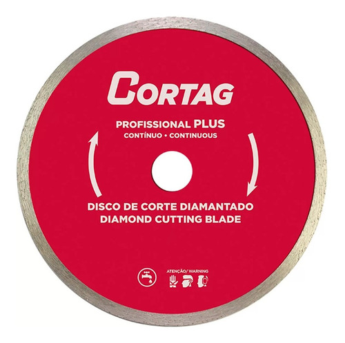 Disco Diamantado Contínuo Profissional Plus 254mm Cortag