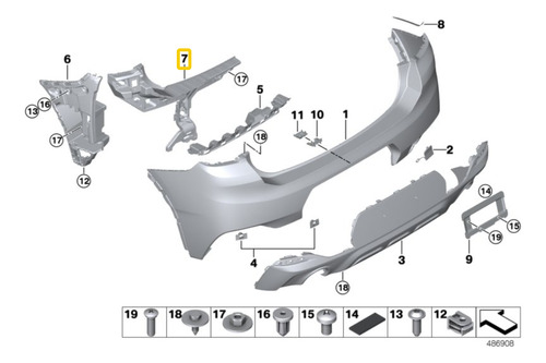Soporte Trasero Izquierdo Bmw X2 F39 2016 2020 51127426439 (Usado)
