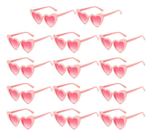 Gafas De Sol Con Forma De Corazón, 14 Unidades, Diseño De