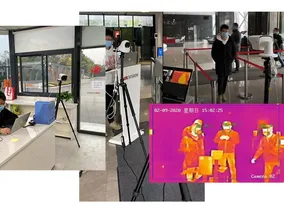 Camara Termica 6,2mm Domo Termografica Optico Alarma Audio