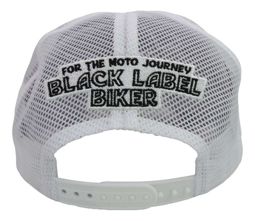 Imagen 3 de 5 de Gorra Black Label Biker Skull Spade Trucker Retro