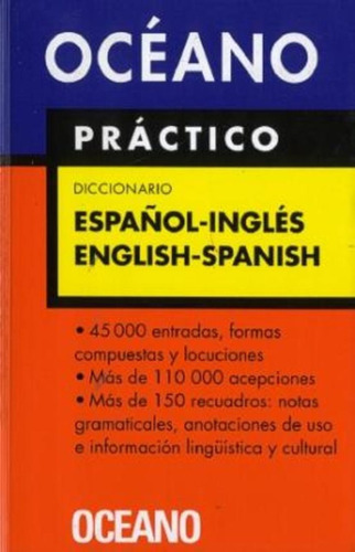 Diccionario Oceano Español- Ingles Practico - Autores Varios