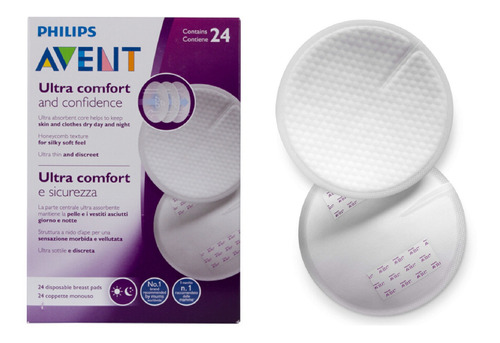 Absorvente Descartável Para Seios Philips Avent 24 Unidades