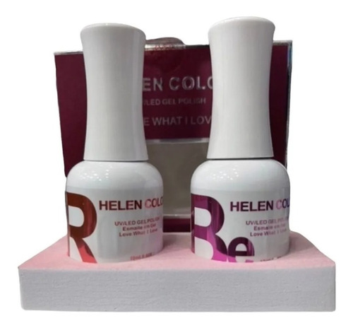 Kit Francesinha Helen Color 18ml Original Esmalte Em Gel