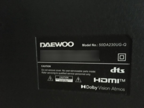 Control Remoto Tv Daewoo Smart Tv Modelo 50da230ug-0