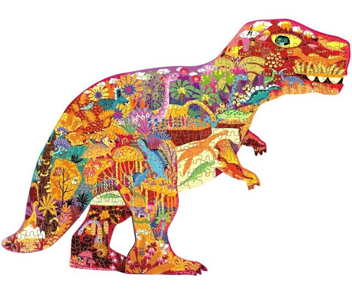 Imagen 1 de 1 de Puzzle El Mundo De Los Dinosaurios- Mideer - Rompecabezas