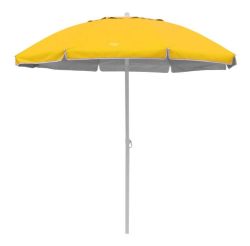 Sombrilla De Playa Playera Jardin Plegable 1.80m Con Funda Color Amarillo - 1.80m