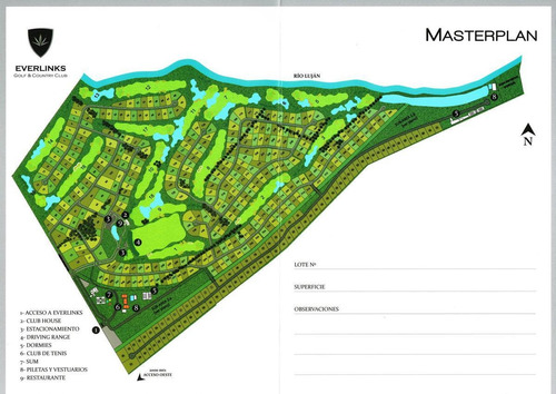 Imagen 1 de 4 de Venta De Lote 47 En Everlinks Club De Campo, Luján. Golf Y Rio