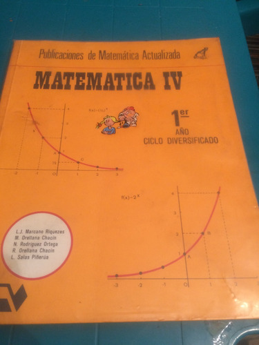 Libro De Matematicas Iv  Cuarto Año Ciclo Diversificado