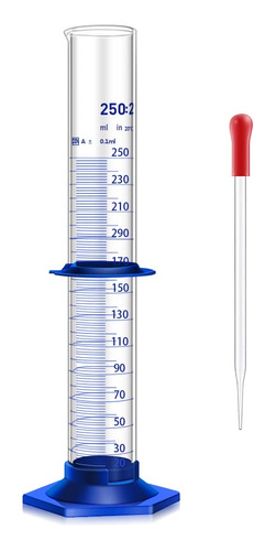 Cilindros De Laboratorio Lquidos Graduados De Vidrio Grueso 